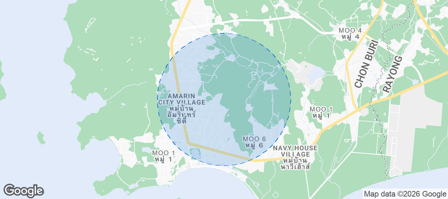 Amphoe Sattahip Airbnb map